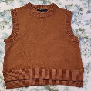 French Connection Brown Knit Sweater